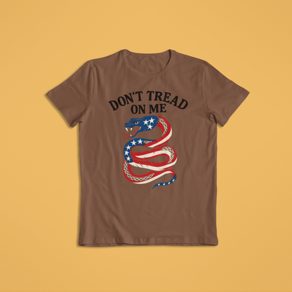 Don’t Tread On Me Shirt, American Flag Snake Hoodie, Patriotic Freedom T-Shirt, USA Heritage Apparel