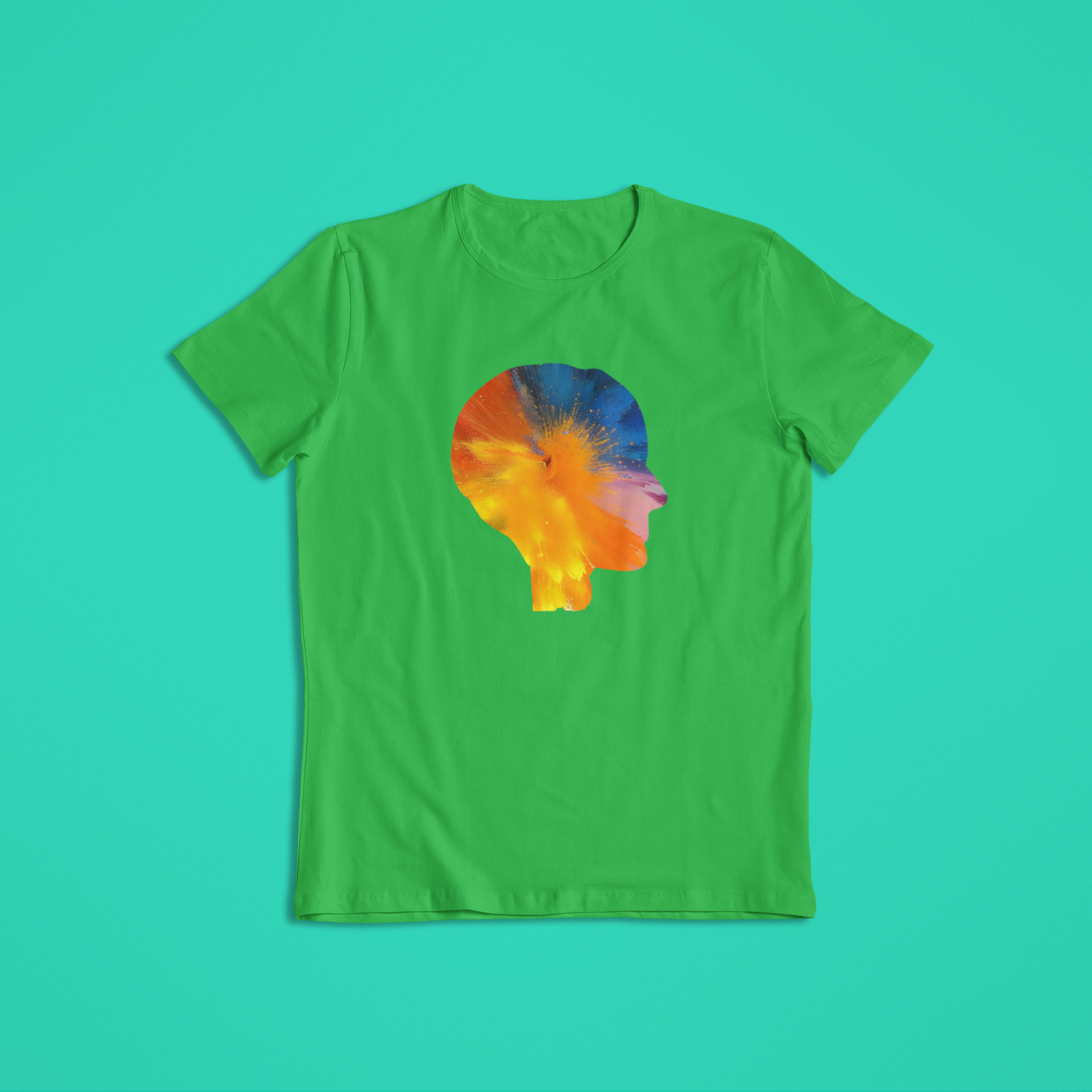 Vibrant and Colorful Face Tee and Hoodie