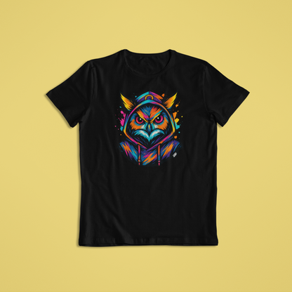 Colorful Owl T-Shirt & Hoodie – Fierce Vibrant Animal Streetwear Design - Youth - Teen - Adult - Fierce Styles - Bold Apparel