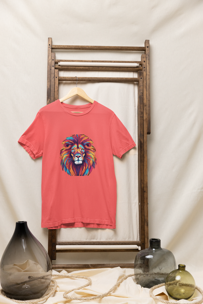 Colorful and Vibrant Lion