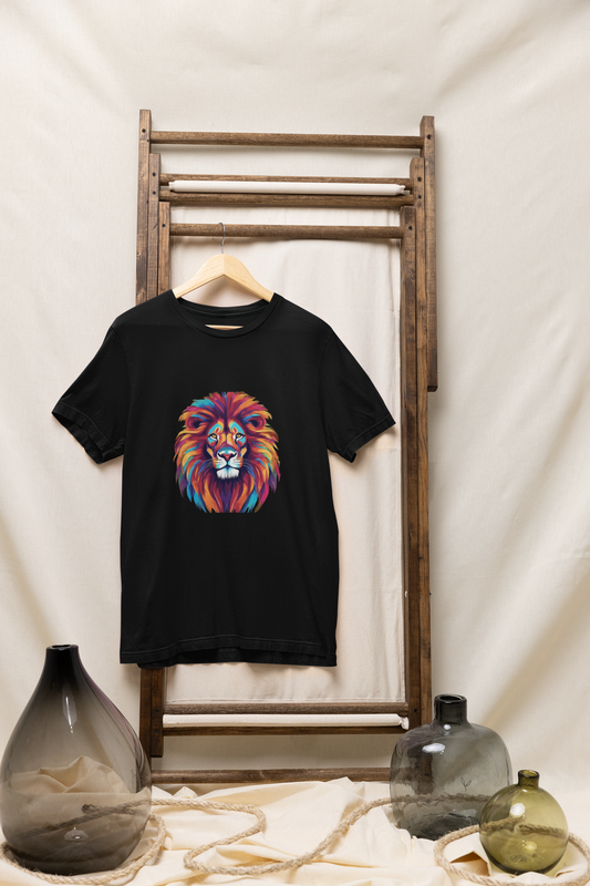 Colorful and Vibrant Lion