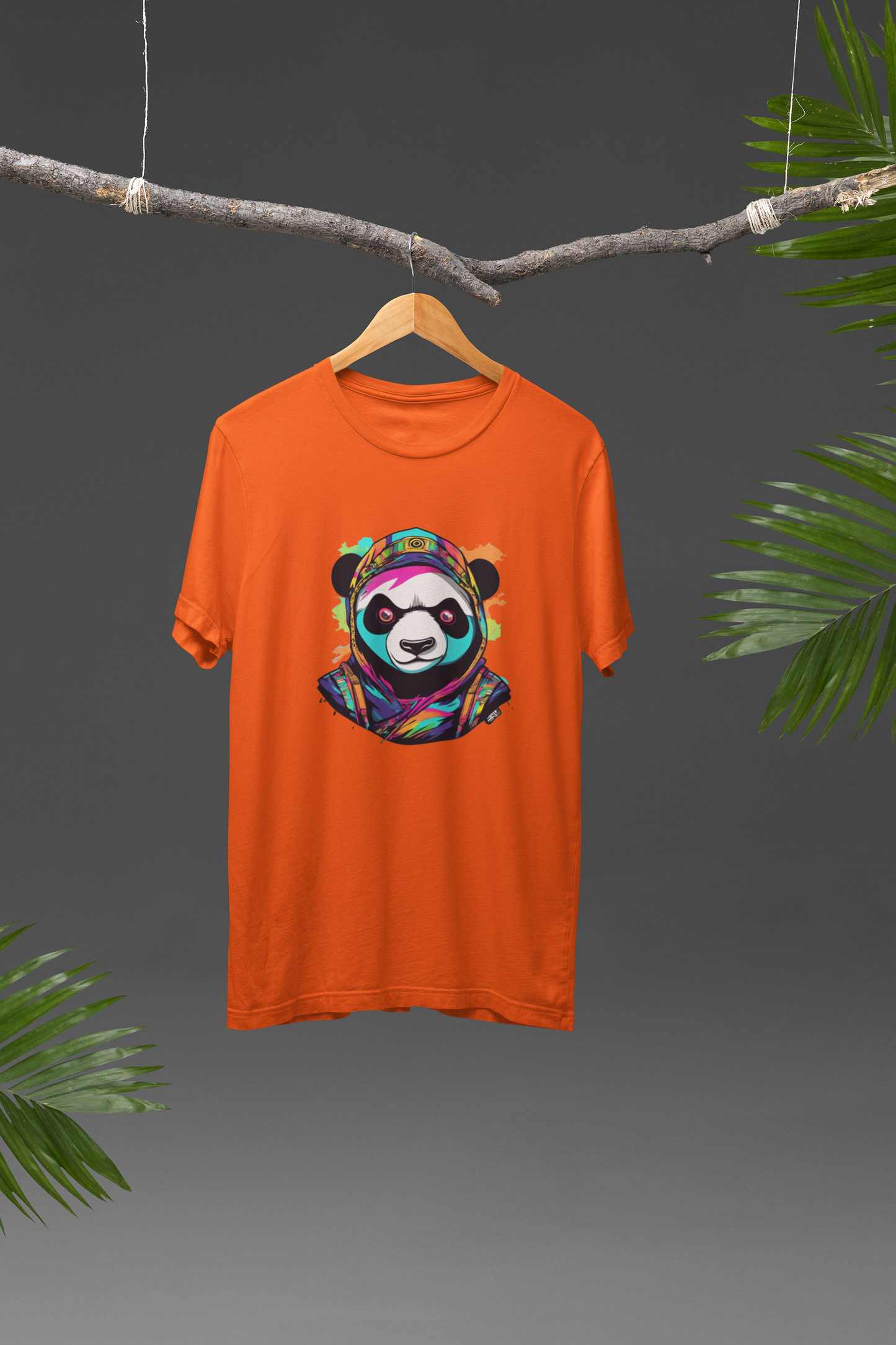 Vibrant Ninja Panda