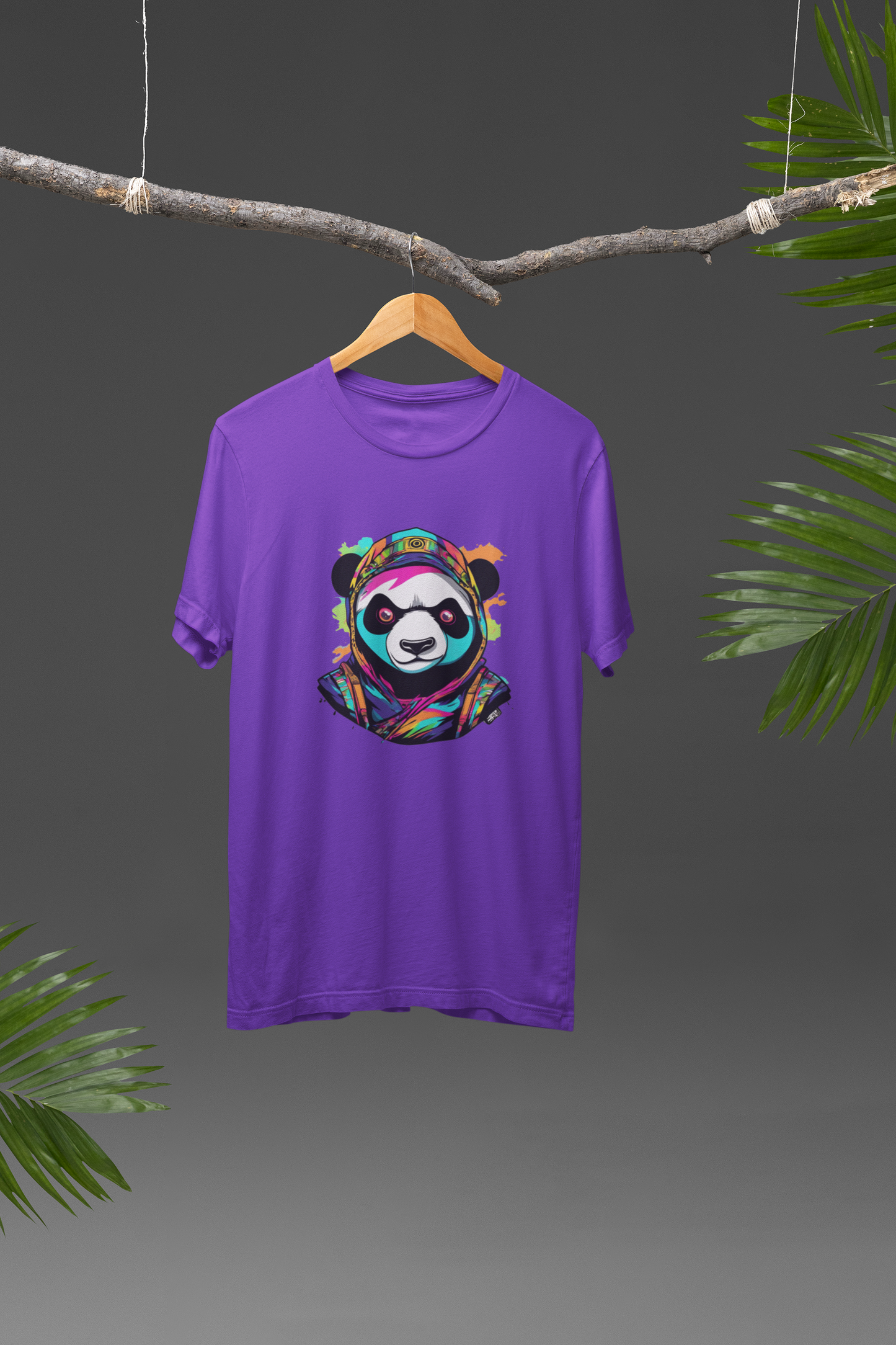 Vibrant Ninja Panda