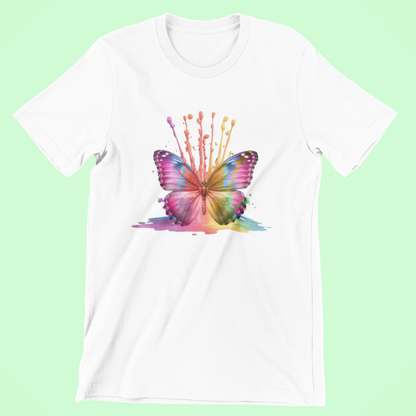 Vibrant Butterfly Tee and Hoodies