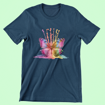 Vibrant Butterfly Tee and Hoodies