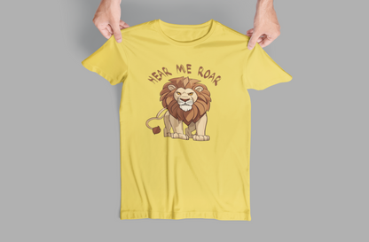 Lion Hear me Roar Tees and Hoodies