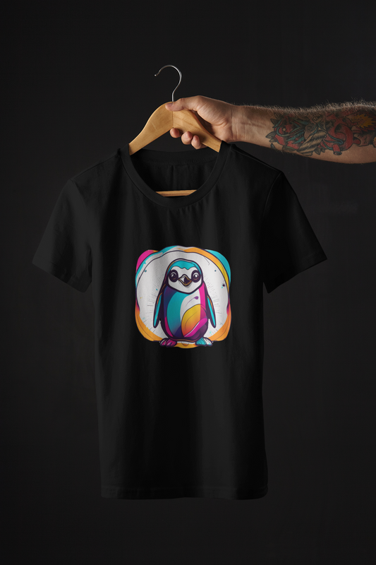 Vibrant and Colorful Penguin Tees and Hoodies