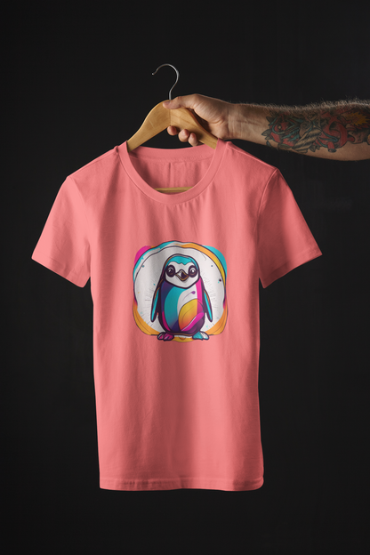 Vibrant and Colorful Penguin Tees and Hoodies