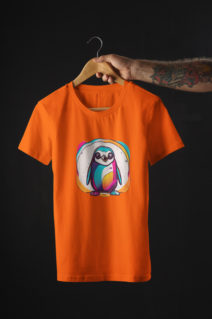 Vibrant and Colorful Penguin Tees and Hoodies