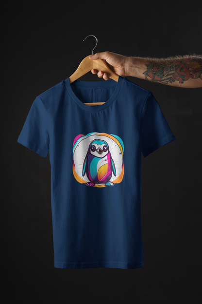 Vibrant and Colorful Penguin Tees and Hoodies