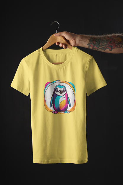 Vibrant and Colorful Penguin Tees and Hoodies