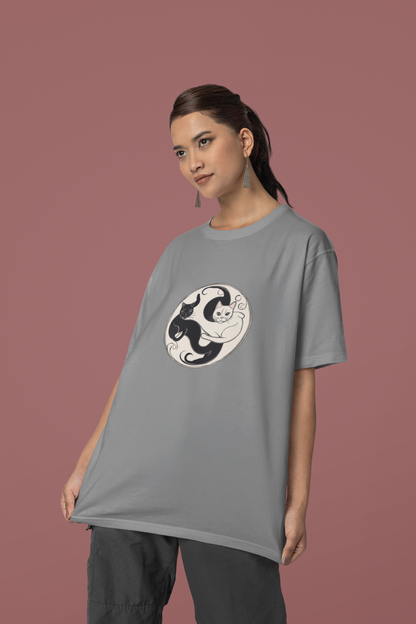 Yin Yang Cat Tees and Hoodies