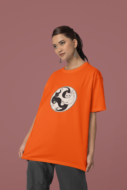 Yin Yang Cat Tees and Hoodies