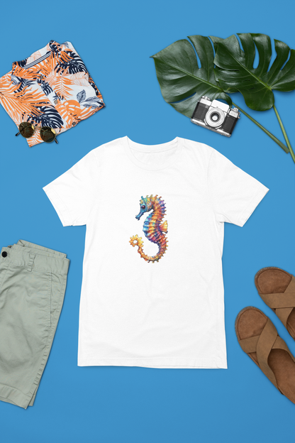 Vibrant Sea-Horse Apparel