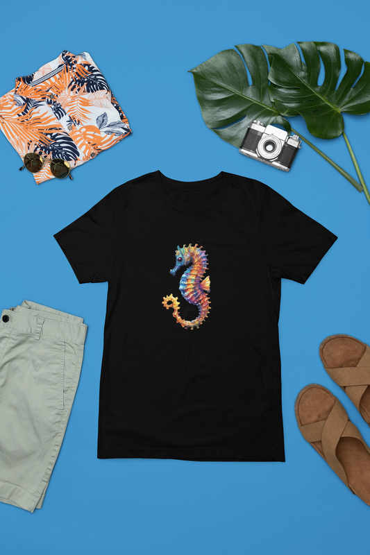 Vibrant Sea-Horse Apparel