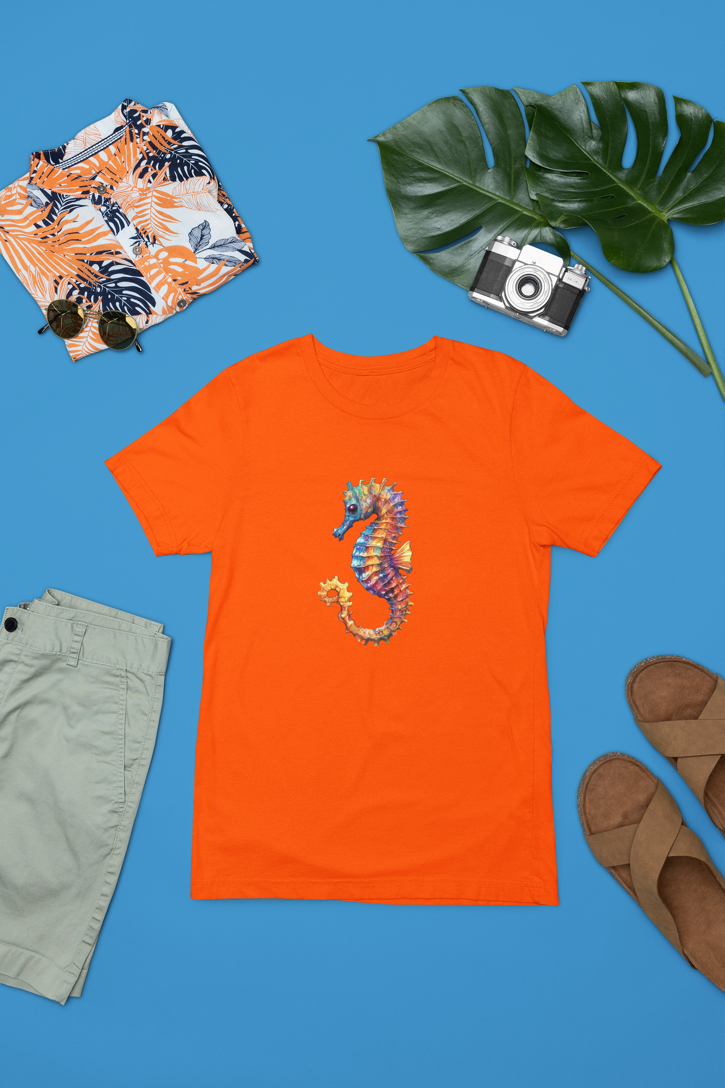 Vibrant Sea-Horse Apparel