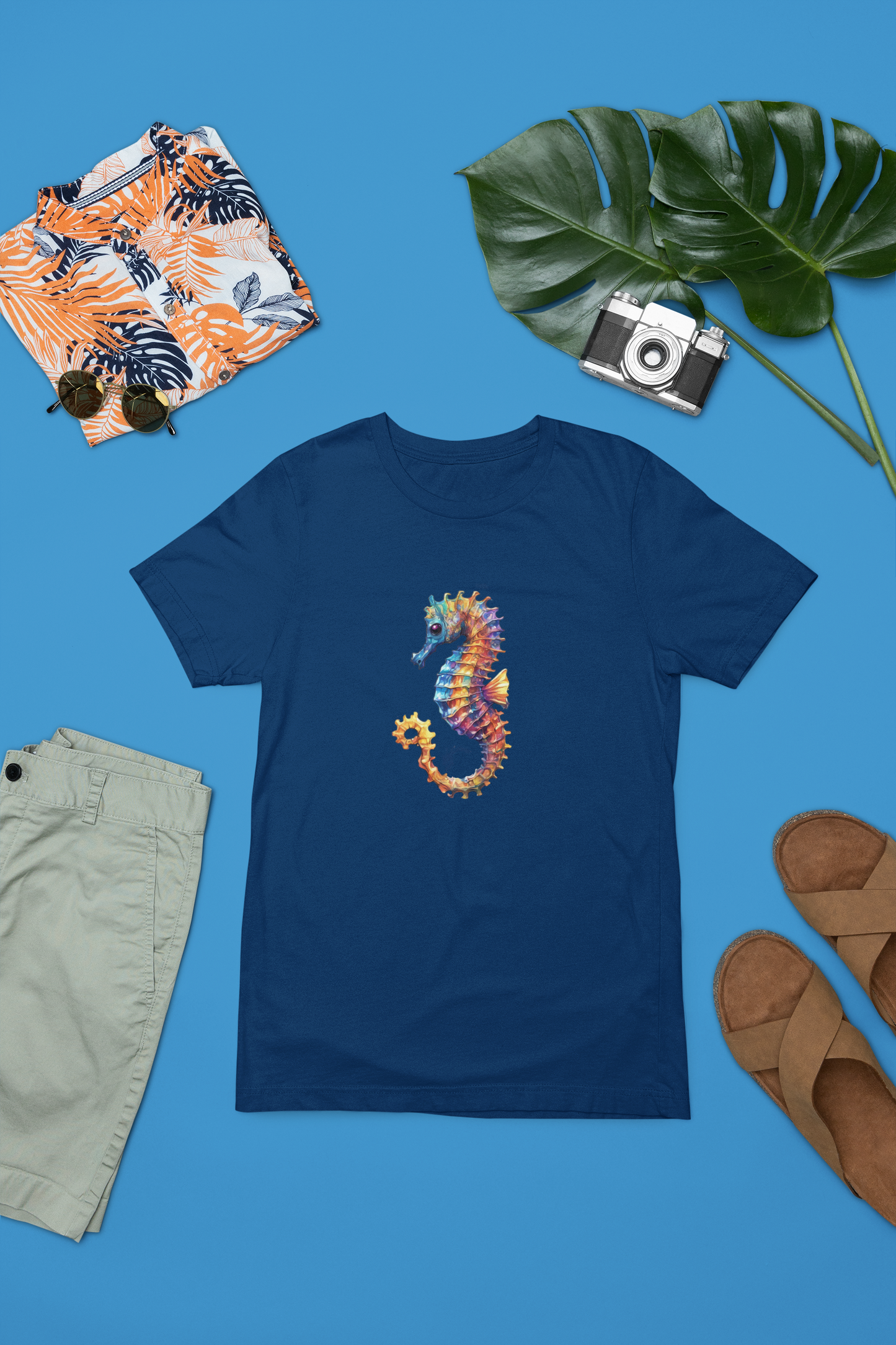 Vibrant Sea-Horse Apparel