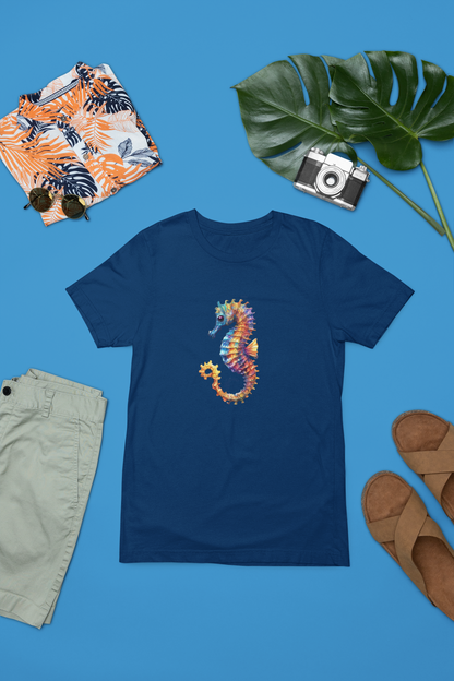 Vibrant Sea-Horse Apparel