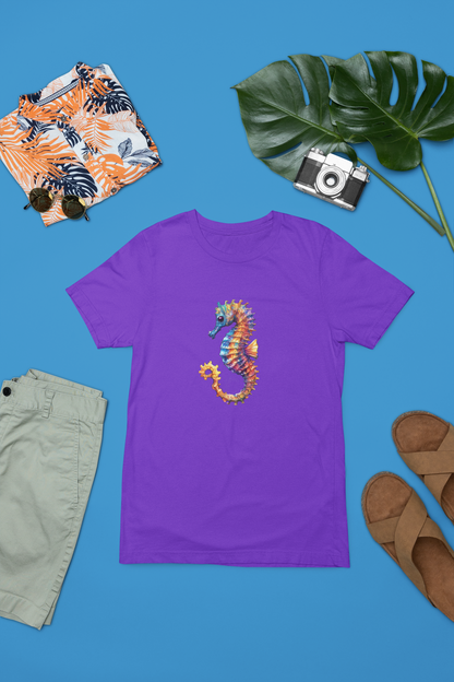 Vibrant Sea-Horse Apparel